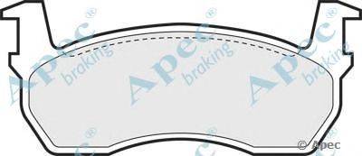Комплект тормозных колодок, дисковый тормоз APEC braking PAD425
