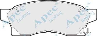 Комплект тормозных колодок, дисковый тормоз APEC braking PAD787