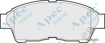 Комплект тормозных колодок, дисковый тормоз APEC braking PAD792