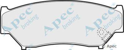 Комплект тормозных колодок, дисковый тормоз APEC braking PAD844
