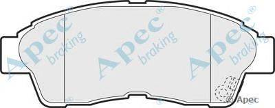 Комплект тормозных колодок, дисковый тормоз APEC braking PAD969