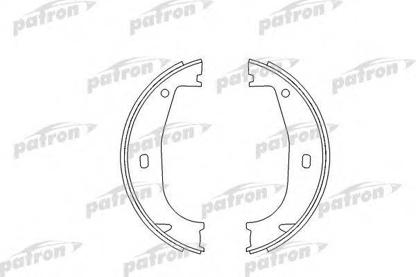 Комплект тормозных колодок, стояночная тормозная система PATRON PSP546