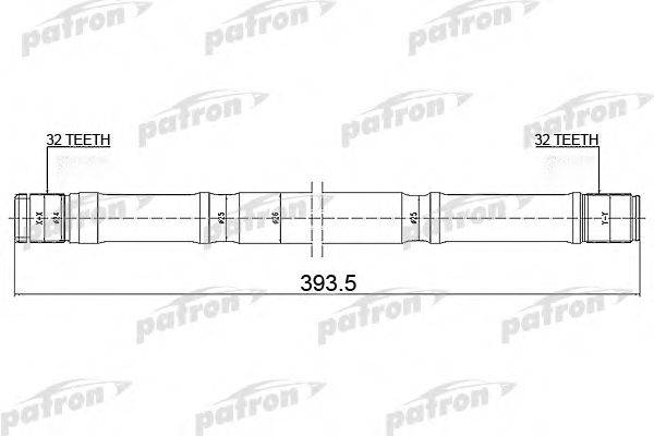 Приводной вал PATRON SR20LH