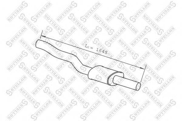 Труба выхлопного газа STELLOX 82-03782-SX