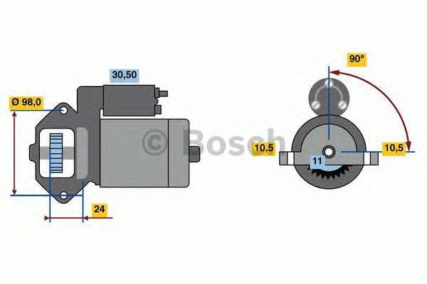 Стартер BOSCH 2361