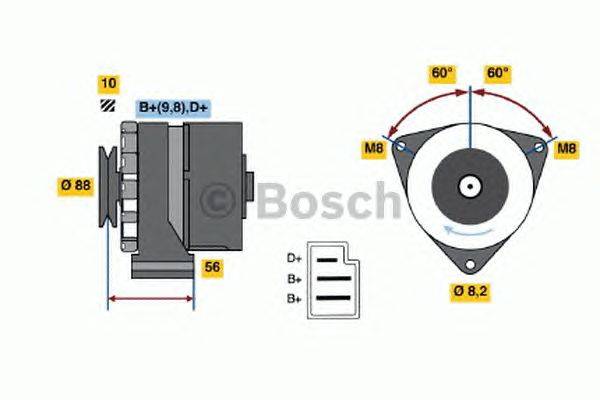 Генератор BOSCH 3155