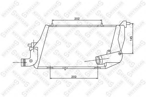 Интеркулер STELLOX 10-40110-SX