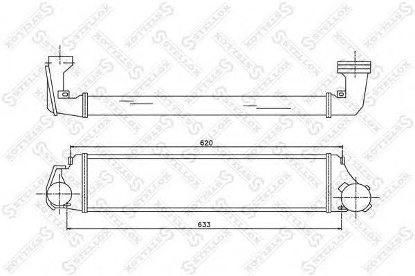 Интеркулер STELLOX 10-40114-SX