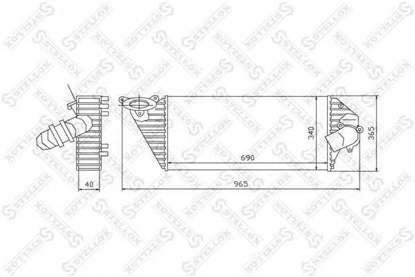 Интеркулер STELLOX 10-40145-SX