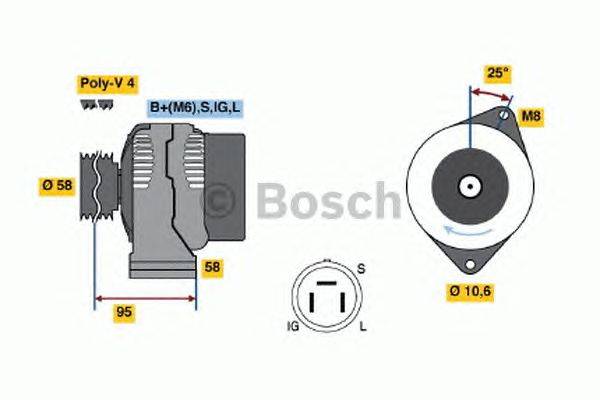 Генератор BOSCH 3801