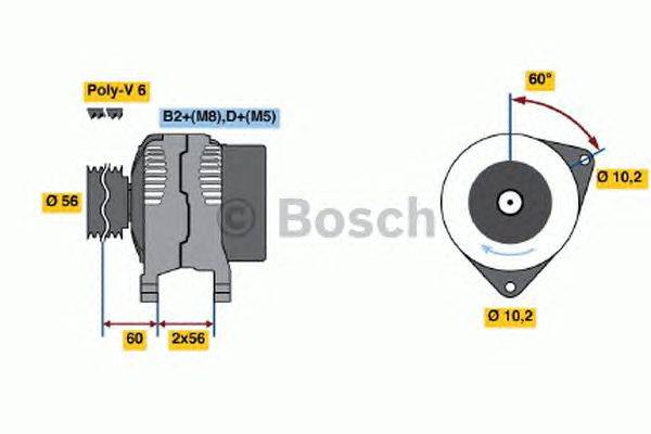 Генератор BOSCH 4445