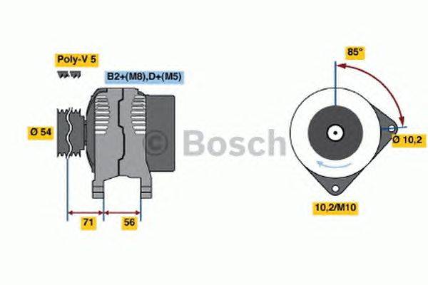 Генератор BOSCH 4727