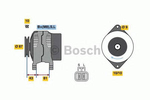 Генератор BOSCH 0 986 080 430