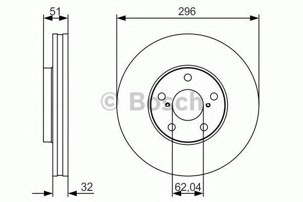 Тормозной диск BOSCH 0 986 479 R20