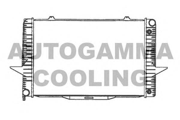 Радиатор, охлаждение двигателя AUTOGAMMA 101291
