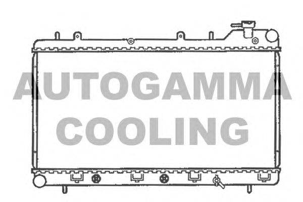 Радиатор, охлаждение двигателя AUTOGAMMA 102309