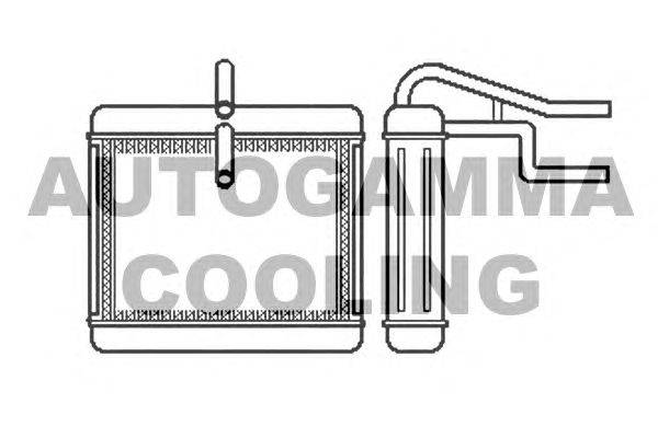 Теплообменник, отопление салона AUTOGAMMA 102467