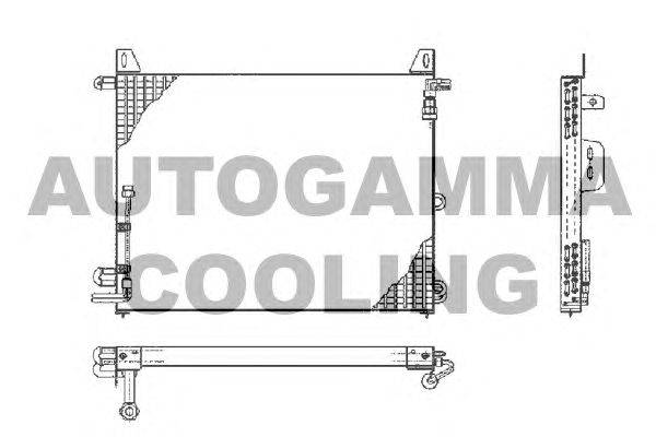 Конденсатор, кондиционер AUTOGAMMA 102683
