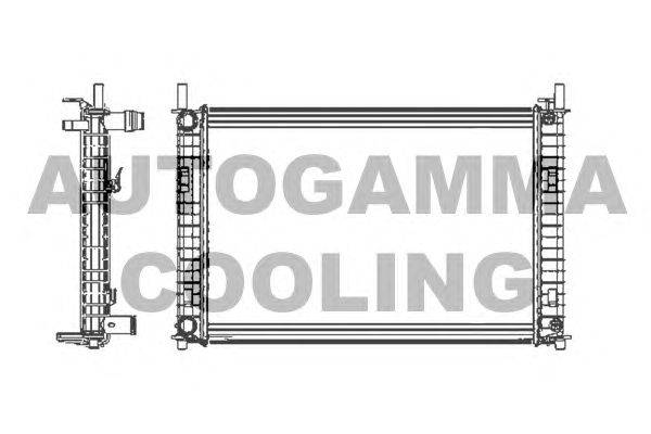 Радиатор, охлаждение двигателя AUTOGAMMA 103420