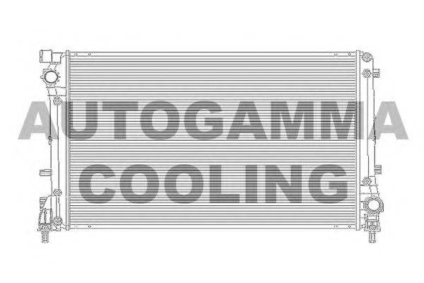 Радиатор, охлаждение двигателя AUTOGAMMA 105370