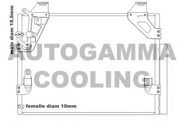 Конденсатор, кондиционер AUTOGAMMA 105552