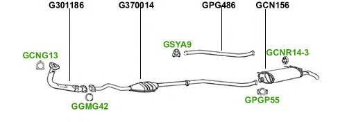 Система выпуска ОГ GT Exhaust 101
