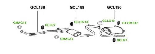 Система выпуска ОГ GT Exhaust 1296