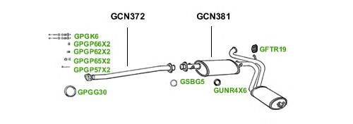 Система выпуска ОГ GT Exhaust 1438