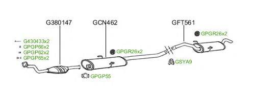 Система выпуска ОГ GT Exhaust 159