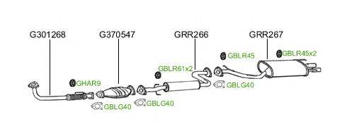 Система выпуска ОГ GT Exhaust 2018