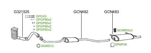 Система выпуска ОГ GT Exhaust 237