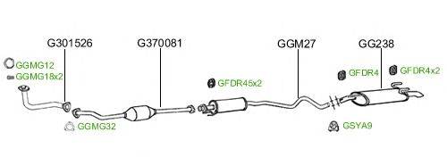 Система выпуска ОГ GT Exhaust 2390