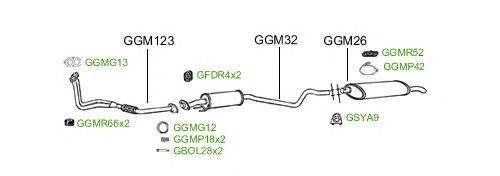 Система выпуска ОГ GT Exhaust 2407