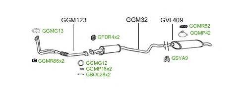 Система выпуска ОГ GT Exhaust 2410