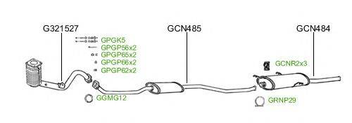 Система выпуска ОГ GT Exhaust 243