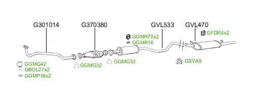 Система выпуска ОГ GT Exhaust 2529