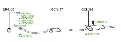 Система выпуска ОГ GT Exhaust 254