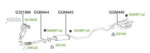 Система выпуска ОГ GT Exhaust 2668
