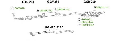 Система выпуска ОГ GT Exhaust 2675