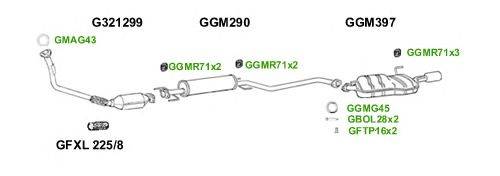 Система выпуска ОГ GT Exhaust 2683