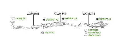 Система выпуска ОГ GT Exhaust 2689