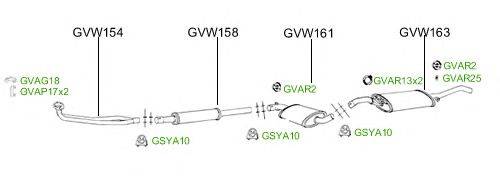 Система выпуска ОГ GT Exhaust 2795