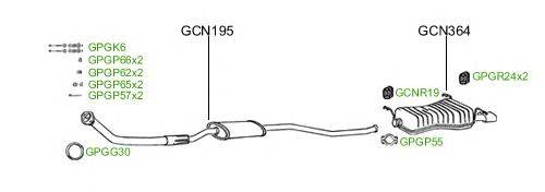 Система выпуска ОГ GT Exhaust 280