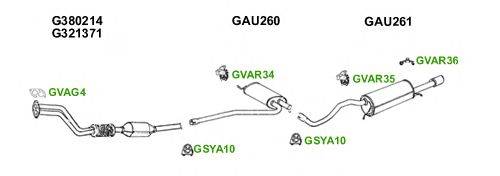 Система выпуска ОГ GT Exhaust 6024