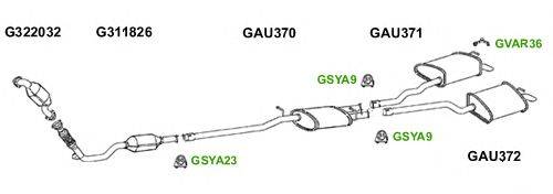 Система выпуска ОГ GT Exhaust 6046