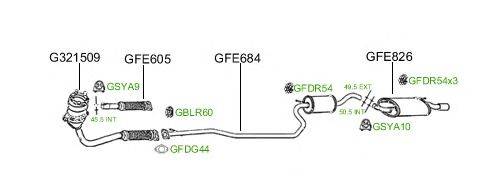 Система выпуска ОГ GT Exhaust 617