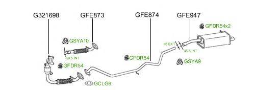 Система выпуска ОГ GT Exhaust 621