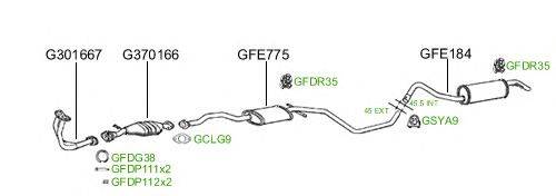 Система выпуска ОГ GT Exhaust 755