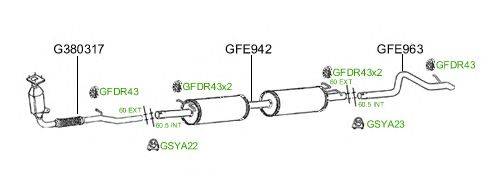 Система выпуска ОГ GT Exhaust 798