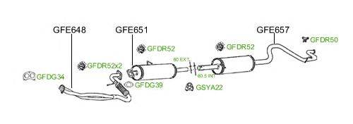 Система выпуска ОГ GT Exhaust 819